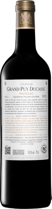 Château Grand Puy-Ducasse Pauillac AOC