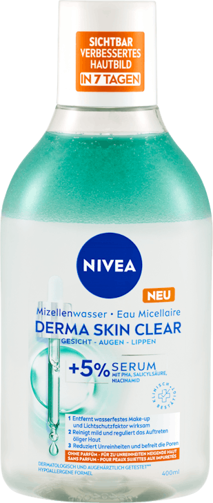 Nivea Derma Skin Clean Mizellenwasser