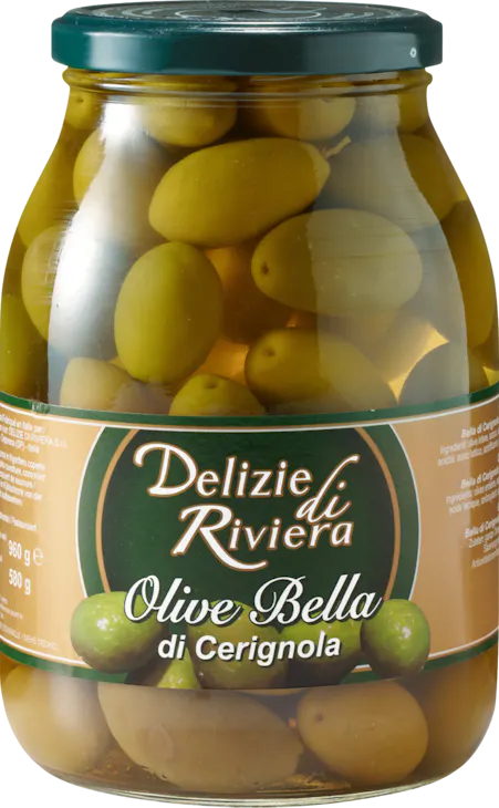 Delizie di Riviera grüne italienische Oliven