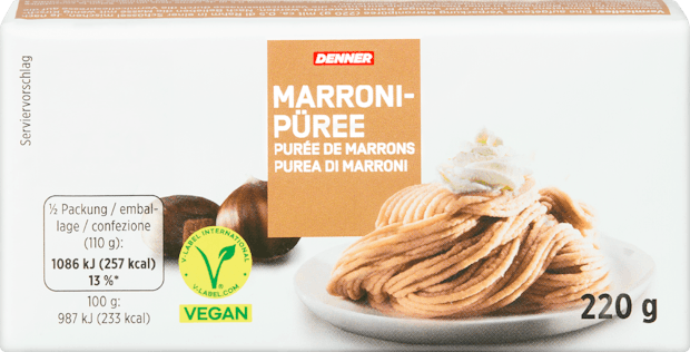 Purée de marrons Denner 
