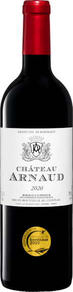 Château Arnaud Bordeaux Supérieur AOC  De face