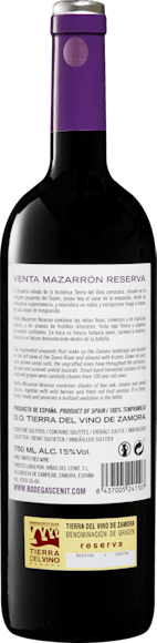 Venta Mazarrón Reserva D.O. Tierra del Vino de Zamora (Retro)