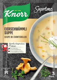 Knorr Suprême Eierschwämmlisuppe Knorr Suprême Eierschwämmlisuppe