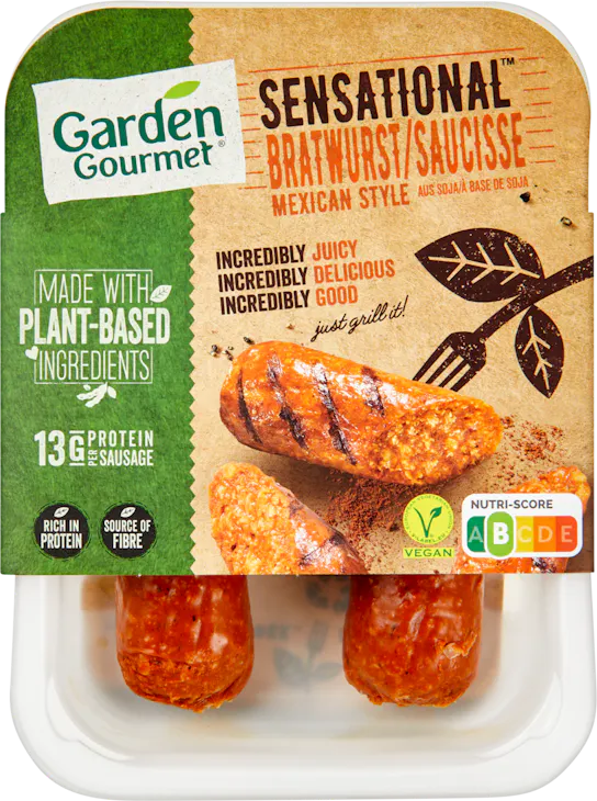 Garden Gourmet Bratwurst Mexican Style