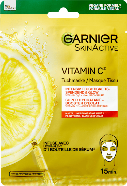 Garnier Skin Active Vitamin C Glow Booster Tuchmaske