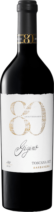 Barbanera Gigino 80° Anniversario Rosso Toscana IGT