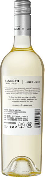 Argento Estate Bottled Pinot Grigio Indietro