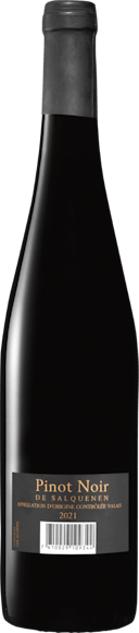 Pinot Noir de Salquenen AOC Valais (Rückseite)