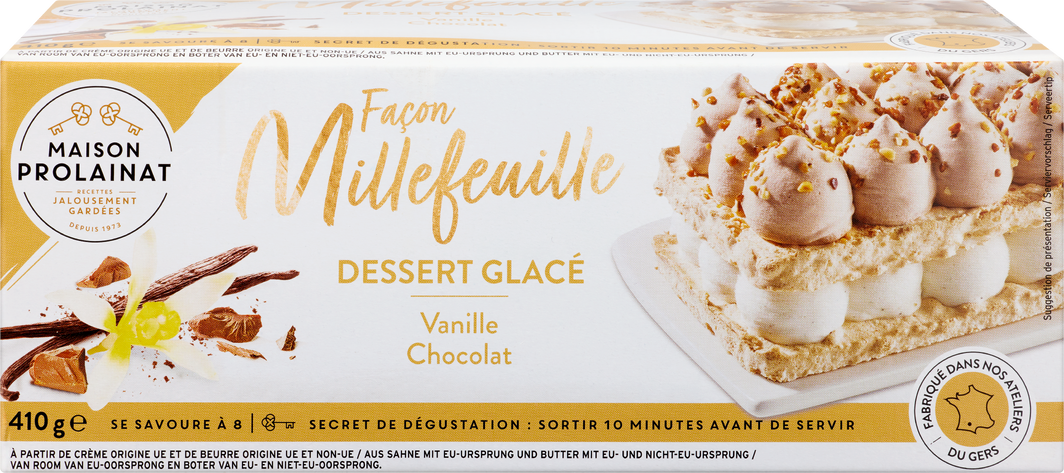 Maison Prolainat Glacedessert Millefeuille