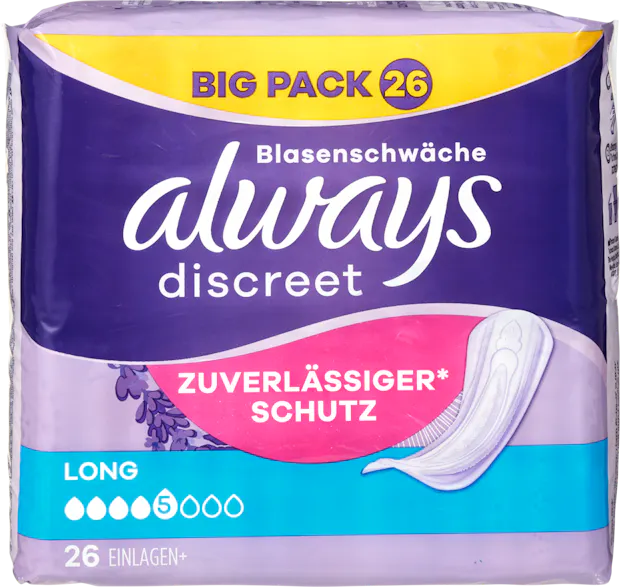 Protections contre les fuites urinaires Always Discreet