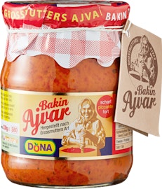 Dona Bakin Ajvar hausgemacht scharf Dona Bakin Ajvar hausgemacht scharf