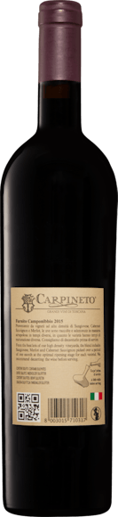 Carpineto Farnito Camponibbio Rosso Toscana IGT (Rückseite)