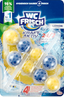 Bloc nettoyant Kraft-Aktiv Lemon WC Frisch