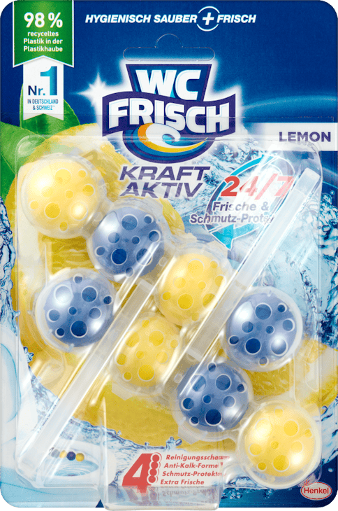  Bloc nettoyant Kraft-Aktiv Lemon WC Frisch