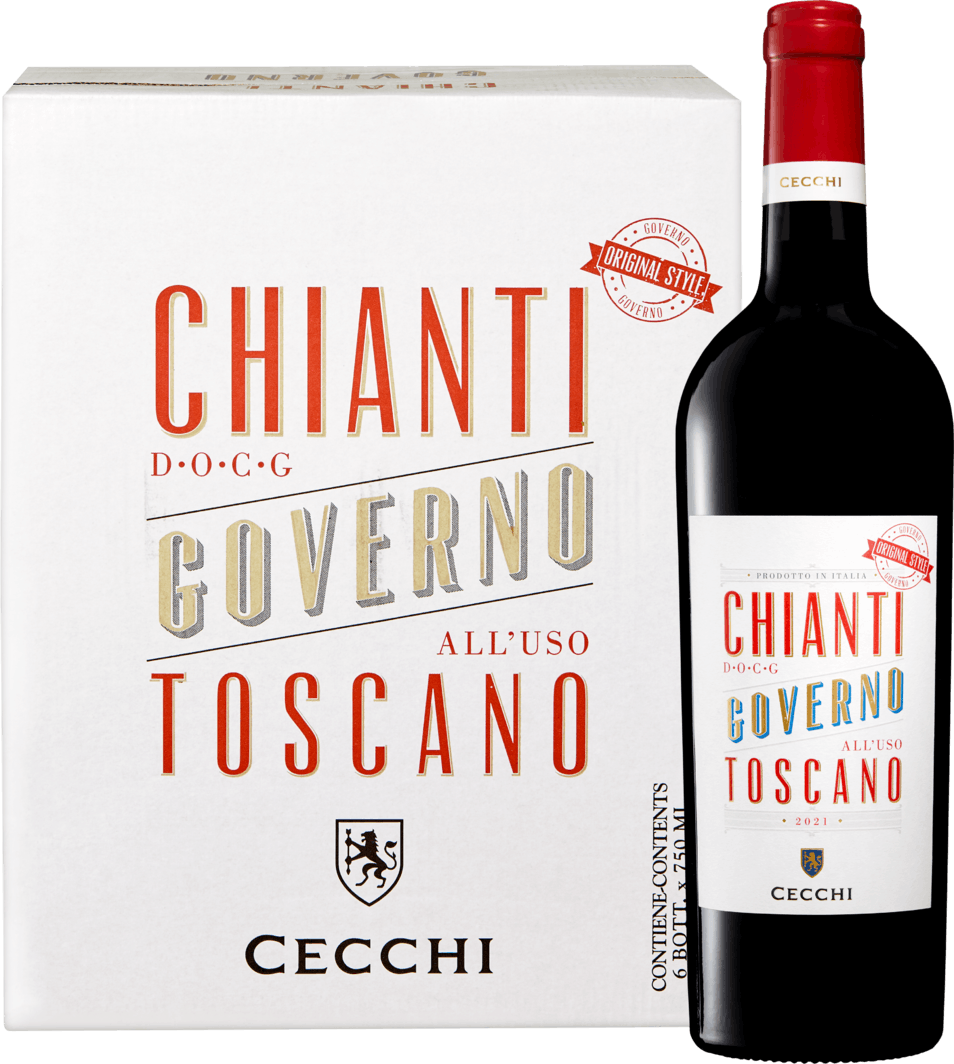 Governo 75 DOCG Denner | all\'uso Cecchi Chianti 6 Weinshop à toscano Flaschen - cl