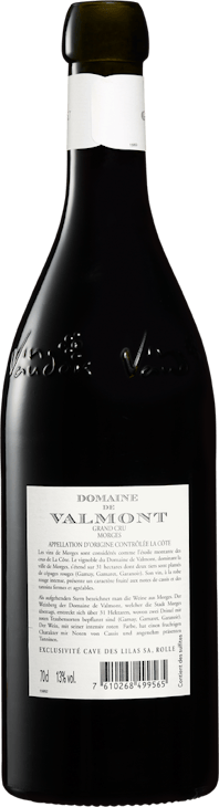 Domaine de Valmont Rouge Grand Cru Morges AOC La Côte