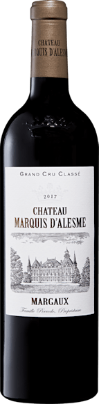 Château Marquis d'Alesme 3e Grand Cru Classé Margaux AOC De face