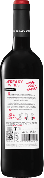 Freaky Wines Tempranillo Vino de la Tierra de Castilla