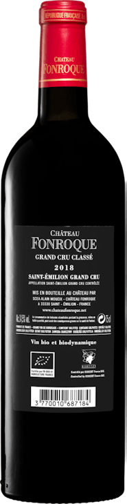 Bio Château Fonroque Saint-Emiilion Grand Cru classé AOC
