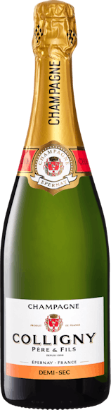 Colligny demi-sec Champagne AOC De face