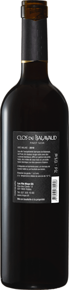 Clos de Balavaud Pinot Noir AOC (Rückseite)