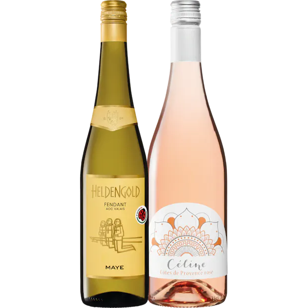 20% auf alle Weiss- und Roséweine *