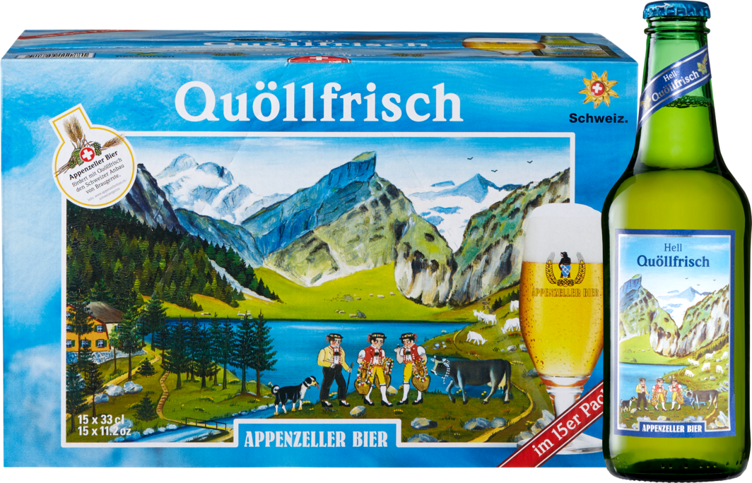 Appenzeller Bier Quöllfrisch hell