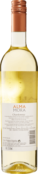 Finca las Moras Alma Mora Chardonnay (Rückseite)