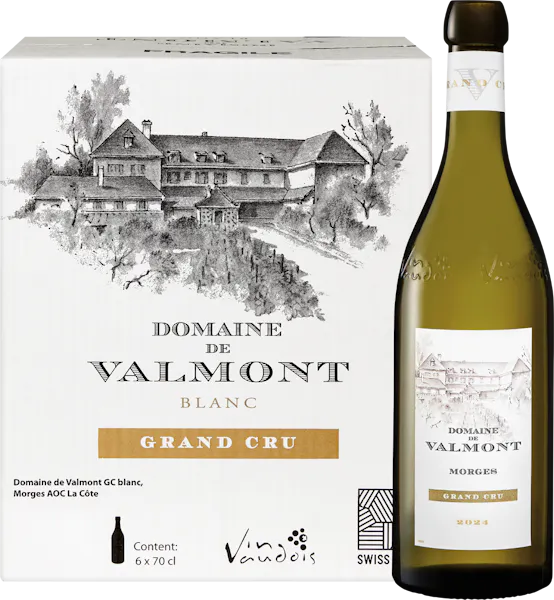 Vino bianco Domaine de Valmont Blanc Grand Cru Morges AOC 6x700ml