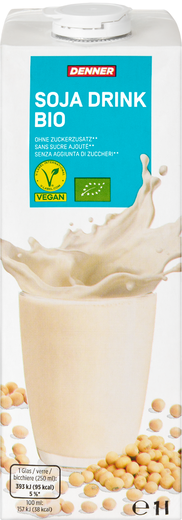 Denner Bio Soja Drink - Aktuelle Preise und Aktionen | Denner