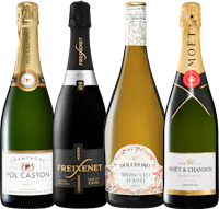 auf alle Champagner und Schaumweine