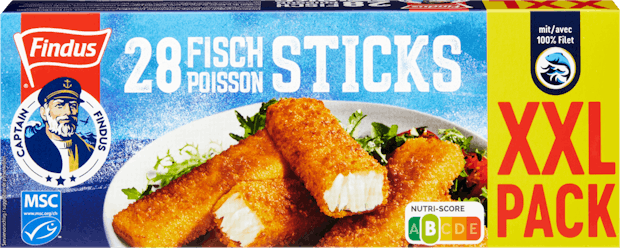 Sticks de poisson Findus 