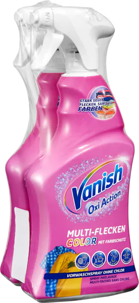 Vanish Oxi Action Spray prelavaggio Color 2x750ml