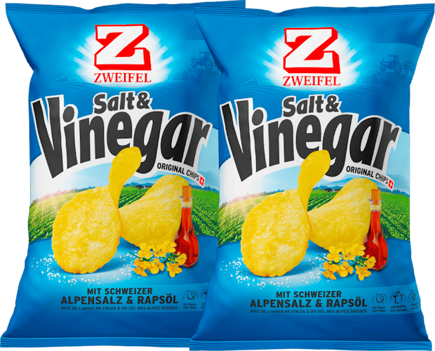 Zweifel Original Chips Salt & Vinegar 