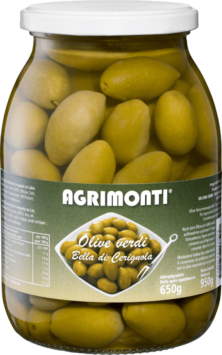 Agrimonti grüne Oliven Bella di Cerignola