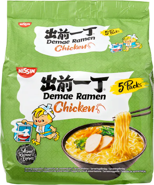 Nissin Instant Noodle Soup Demae Ramen 5x100g
