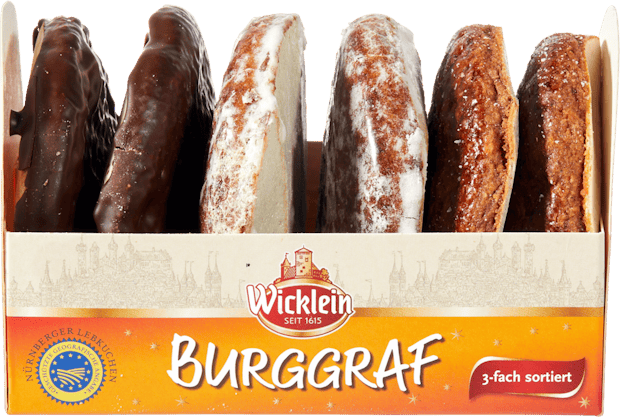 Dolcetti di panpepato di Norimberga Burggraf Wicklein
