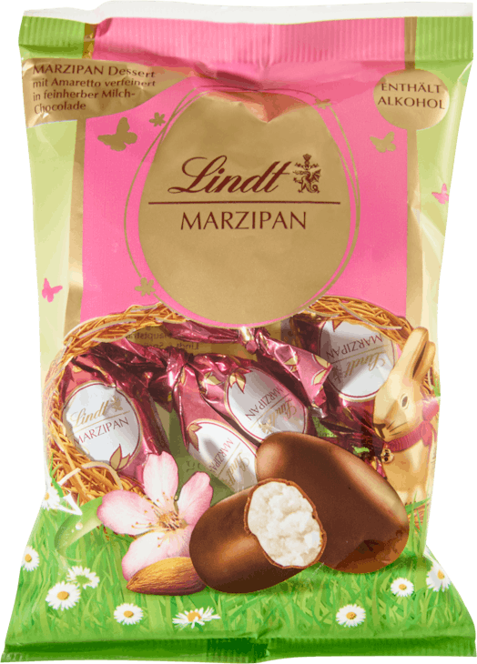 Petits œufs en chocolat Noir Massepain Lindt