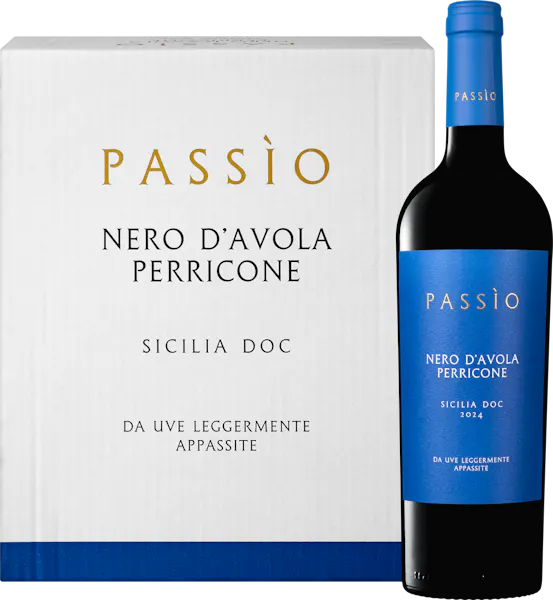 Nero d'Avola/Perricone Sicilia DOC aus leicht getrockneten Trauben