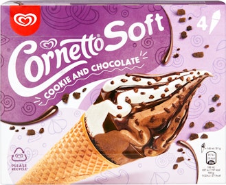 Cornetto Soft Cookie and Chocolate Lusso