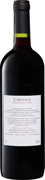 Caravela Vinho Regional Lisboa IGP Arrière