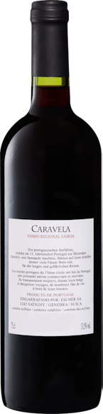 Caravela Vinho Regional Lisboa IGP Indietro