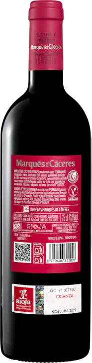 Marqués de Cáceres Crianza Rioja DOCa