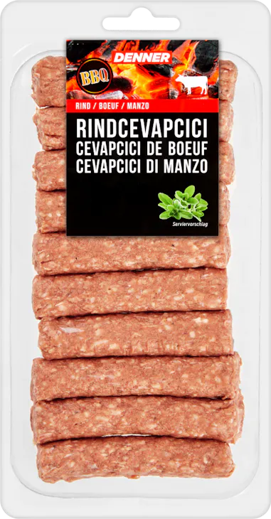 Cevapcici di manzo BBQ Denner 