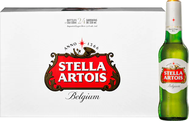 Birra lager Stella Artois