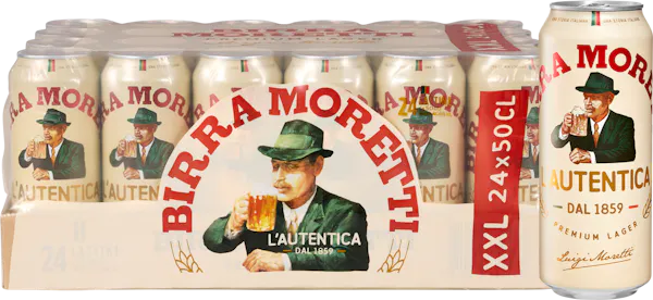 Birra Moretti Beer 24x500ml