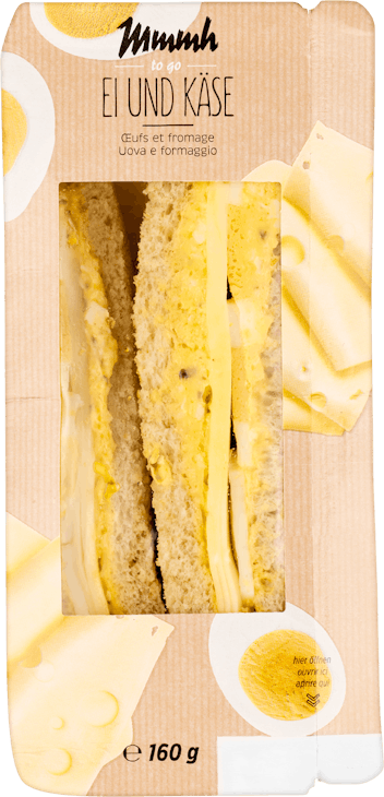 Club sandwich Mmmh à l’œuf et au fromage 