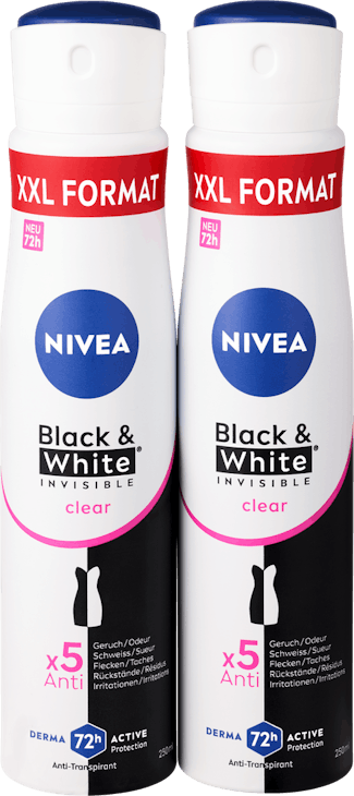 Nivea Deo Spray Black & White Invisible Clear