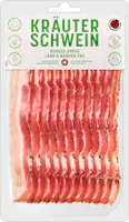 Pancetta da consumare cruda maiale nutrito con le erbe IP-SUISSE