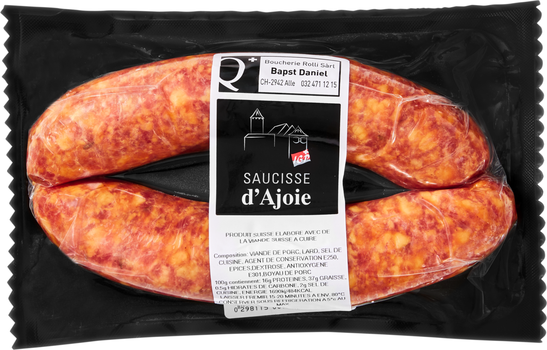 Saucisse d'Ajoie IGP